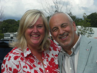 Vaughan Mayor Linda Jackson with Peter