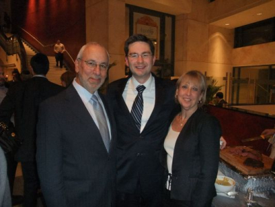 Peter and Carole Shurman with Pierre Poilievre