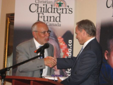 Peter with the President of CCFC