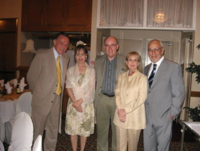 Peter and Carole Shurman with Gordon Langdon 