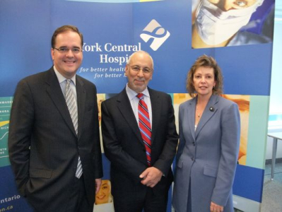Peter with Warren Collier, Chairperson and Jo-anne Marr