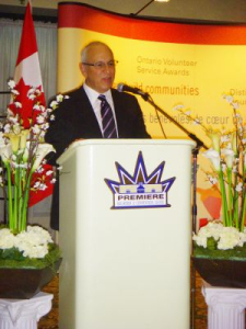 Peter presenting at the OVSA