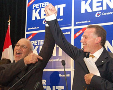 Peter at the Peter Kent victory party