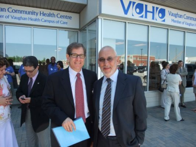 Peter with David Rubin, Vice Chair of the Vaughan CHC