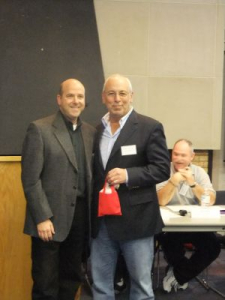 Peter with the President of the TBA