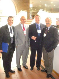 Peter with Sam Manougian,  Ted Opitz & Senator Consiglio Di Nino