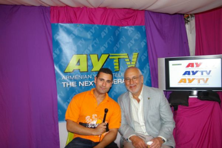 On the set of Armenian Youth TV
