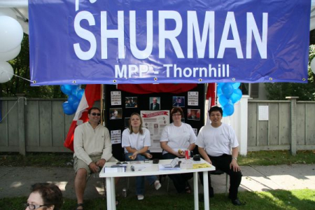 Staff at the Peter Shurman Booth