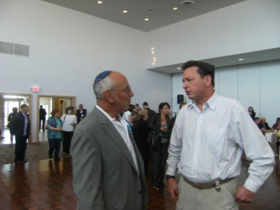 Peter speaking with Rick Levine