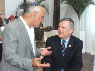 Peter with the Lieutenant Govenor of Ontario, the Honourable David Onley