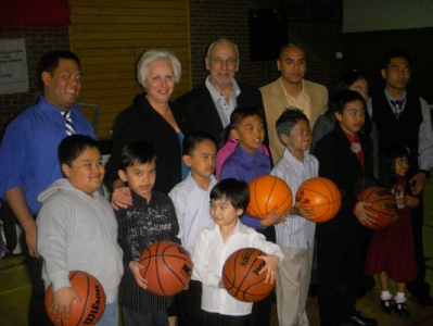 Loreta and Peter with FCAV Youth