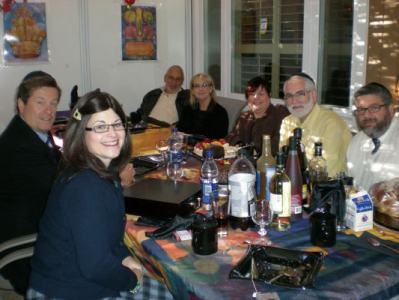 The group at the Succah Party