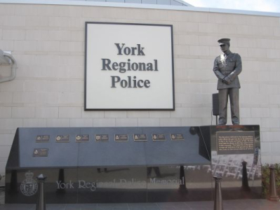 York Region Police Memorial Wall