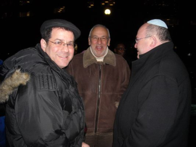 School Trustee James Pasternak with Peter and Richmond Hill Councillor David Cohen