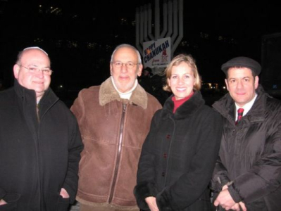 Councillor David Cohen, Peter, Toronto Councillor Karen Stintz and Trustee Pasternak