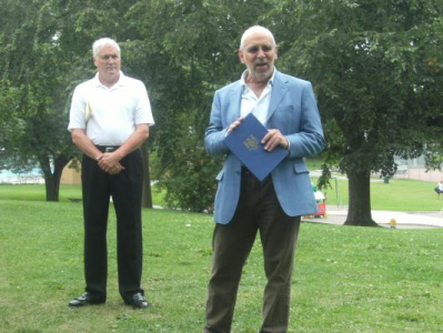 Peter speaking at the Thornhill Hertiage Foundation