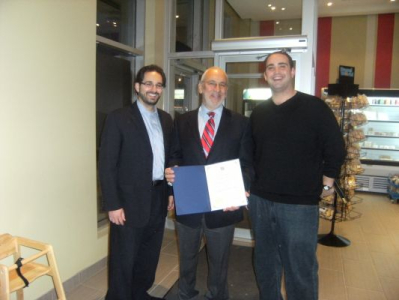 Hartley Lefton, Peter Shurman and Mr. Berger